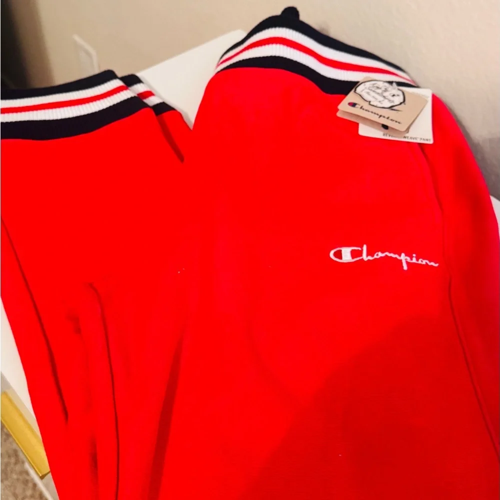 NWT Champion Reverse Weave Pant, Red Fleece, Joggers, Sweatpants, XLarge - Picture 10 of 14